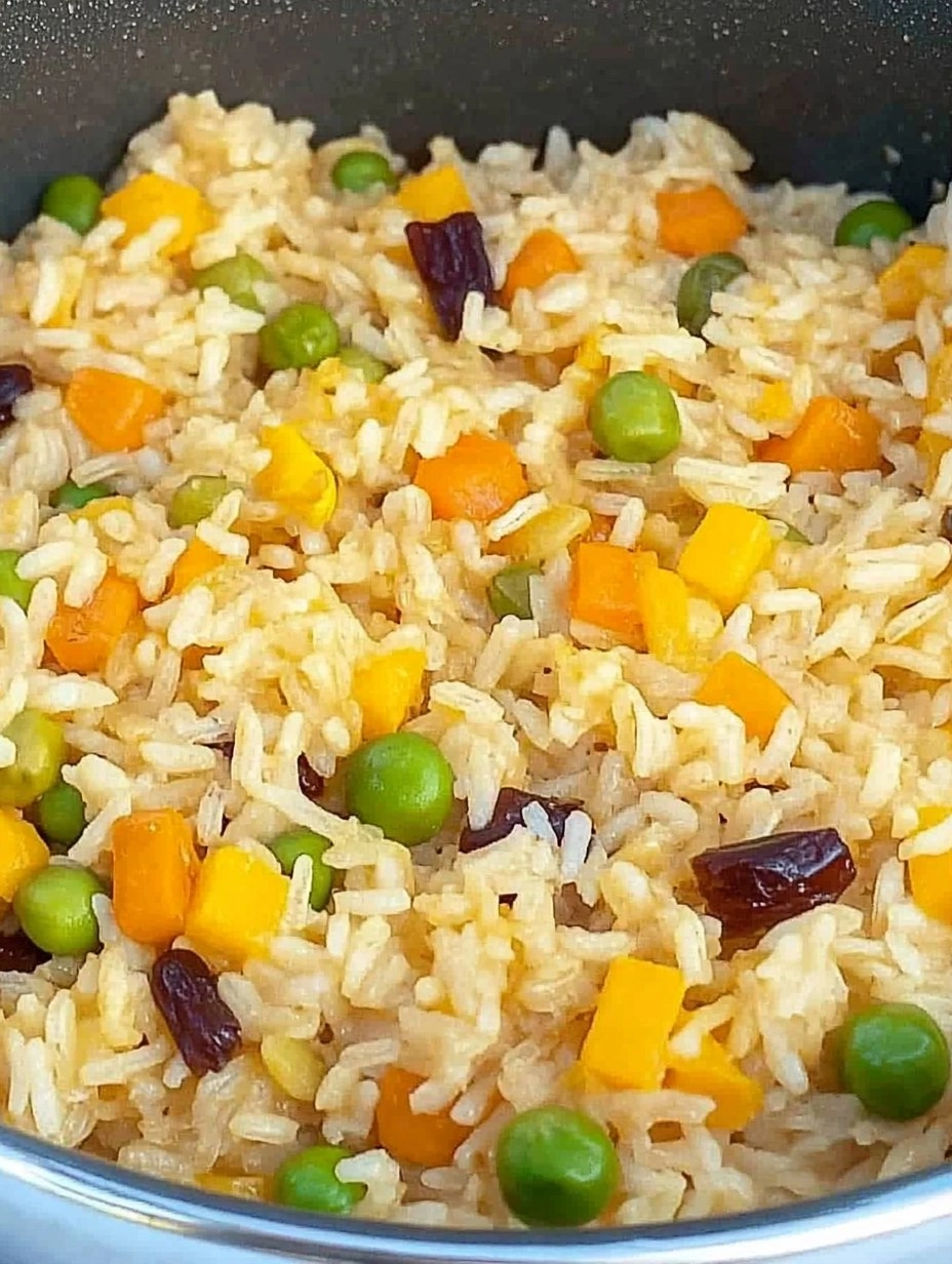 Arroz Colorido de Natal Simples