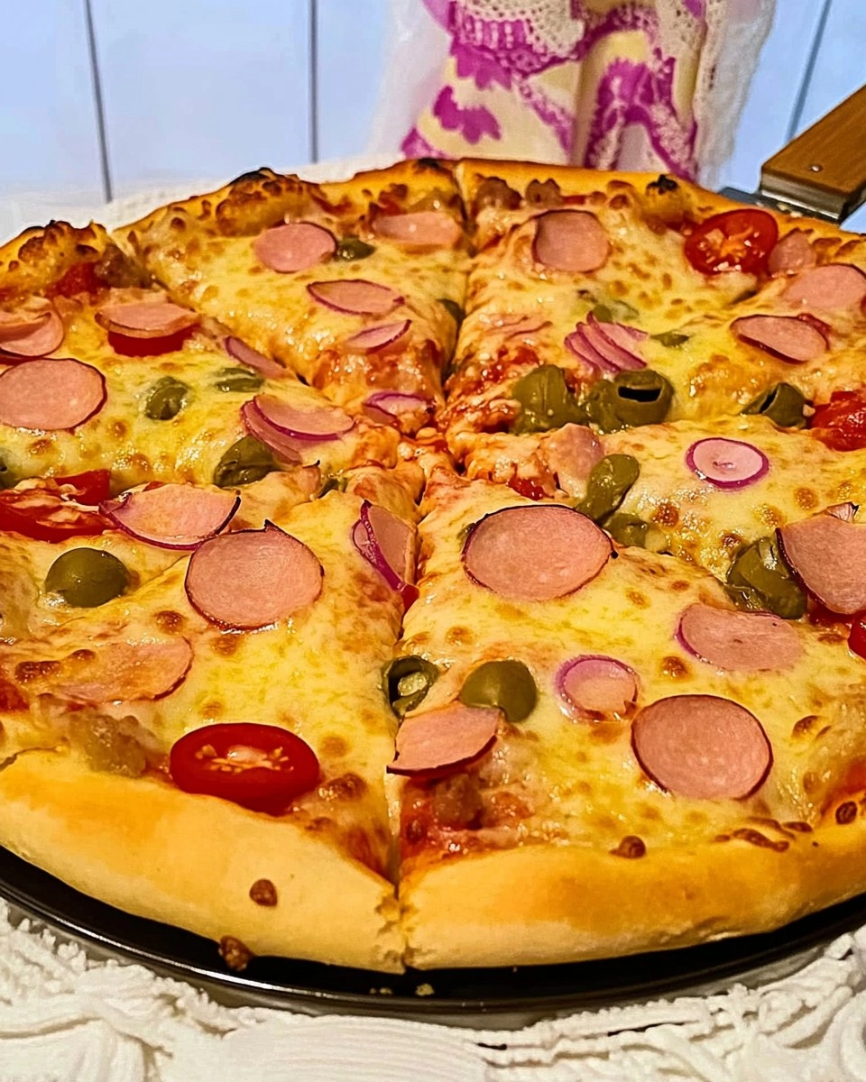Pizza Caseira com Borda Recheada Perfeita
