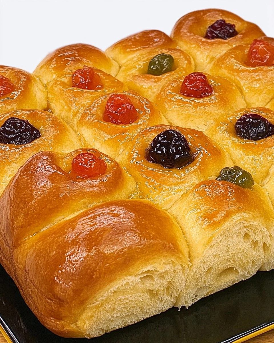 Rosca Caseira com Frutas Cristalizadas