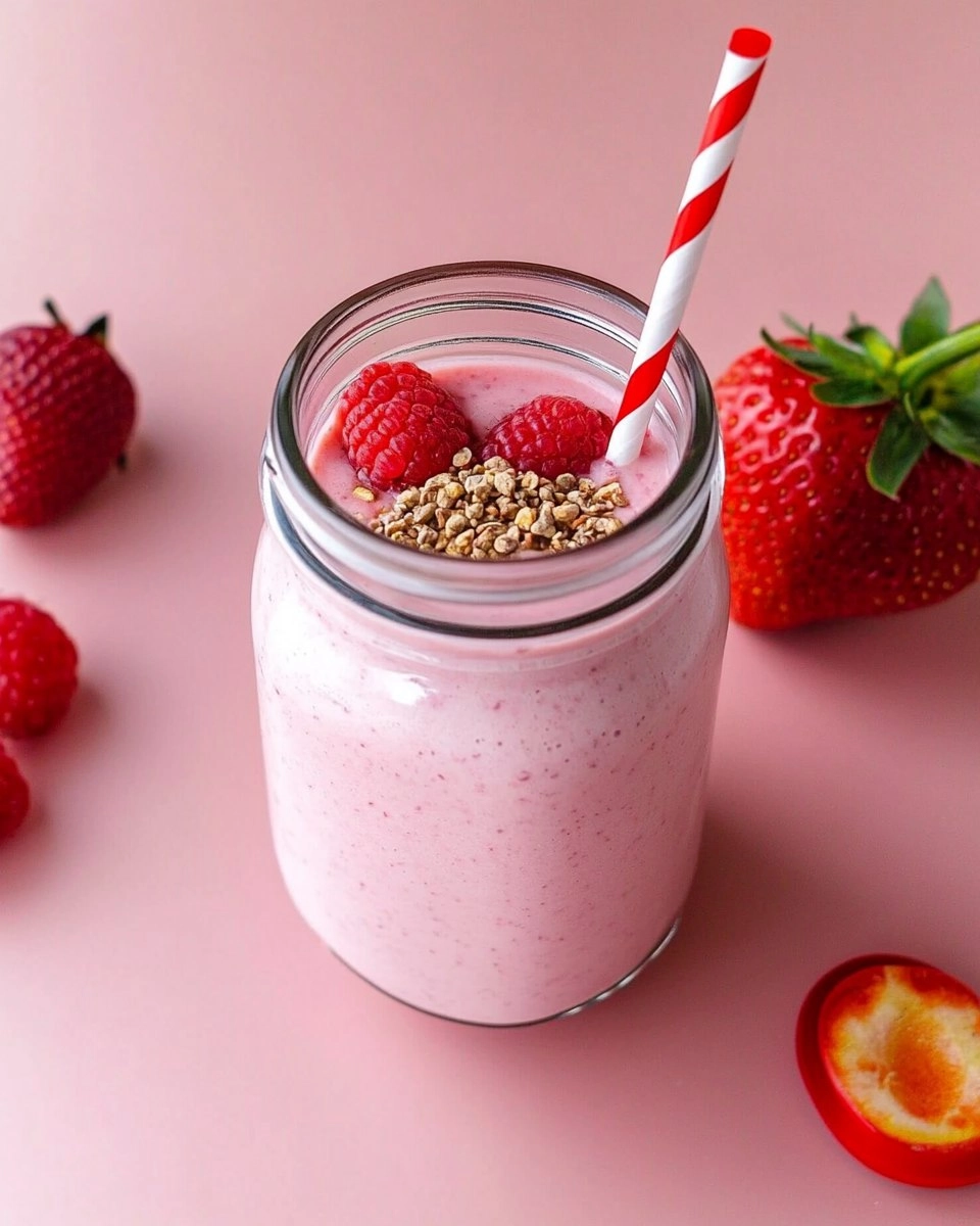 Receita de Vitamina Refrescante de Morango