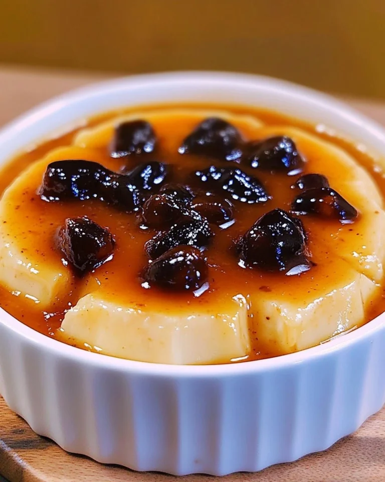 Recette-de-Manjar-de-coco-com-calda-de-ameixa
