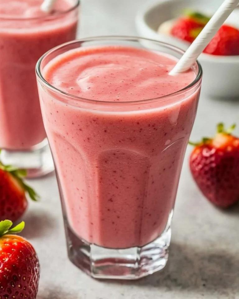 Smoothie-de-morango-com-iogurte-natural