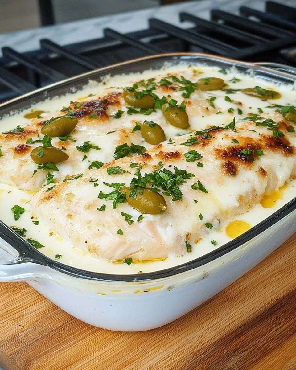 Filé De Peixe Ao Molho Branco
