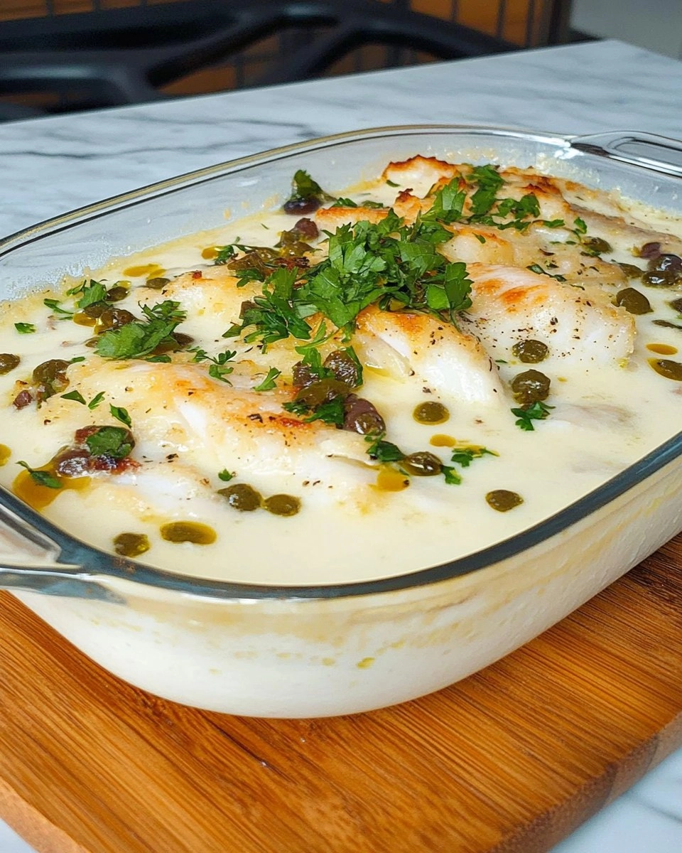Filé De Peixe Ao Molho Branco