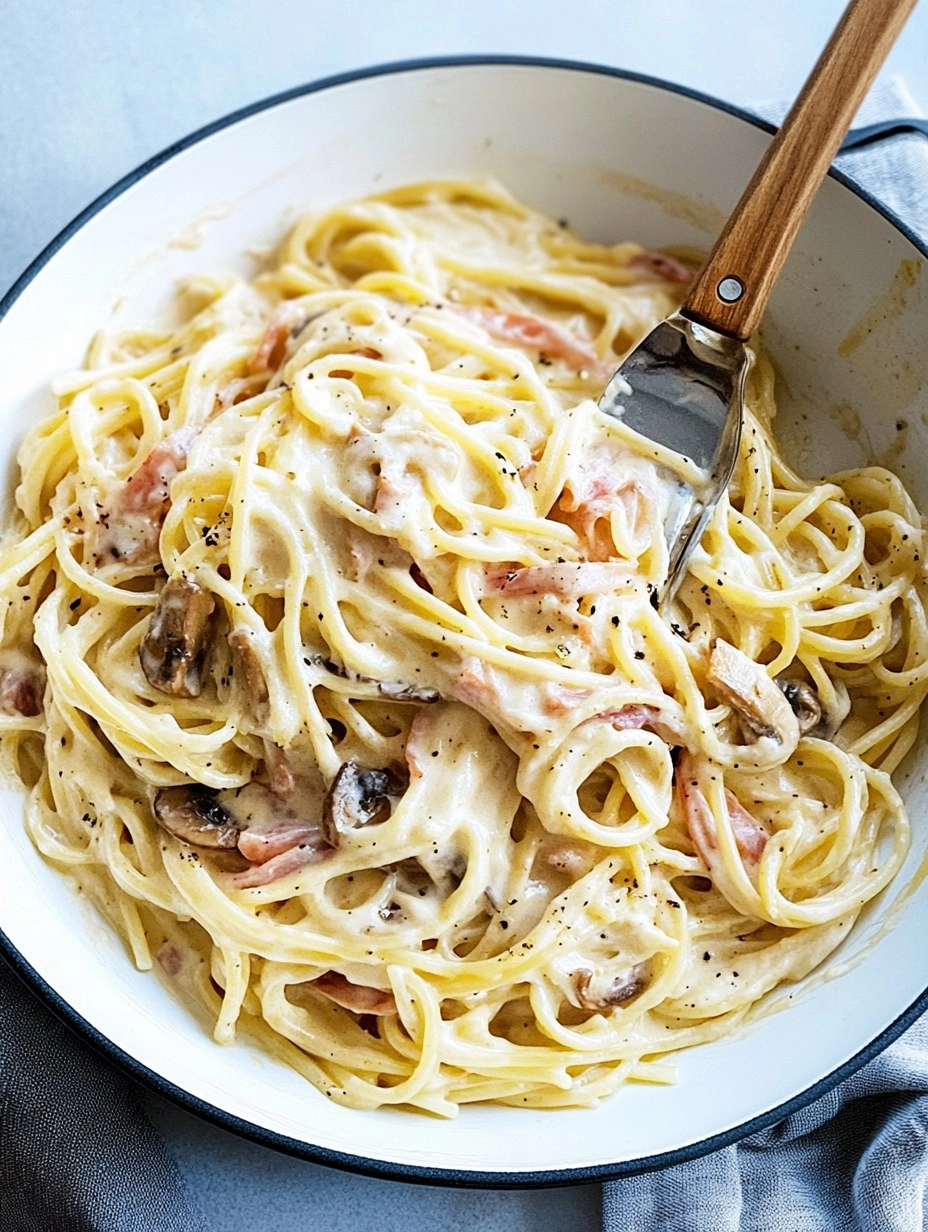 Macarrão à Carbonara Cremoso