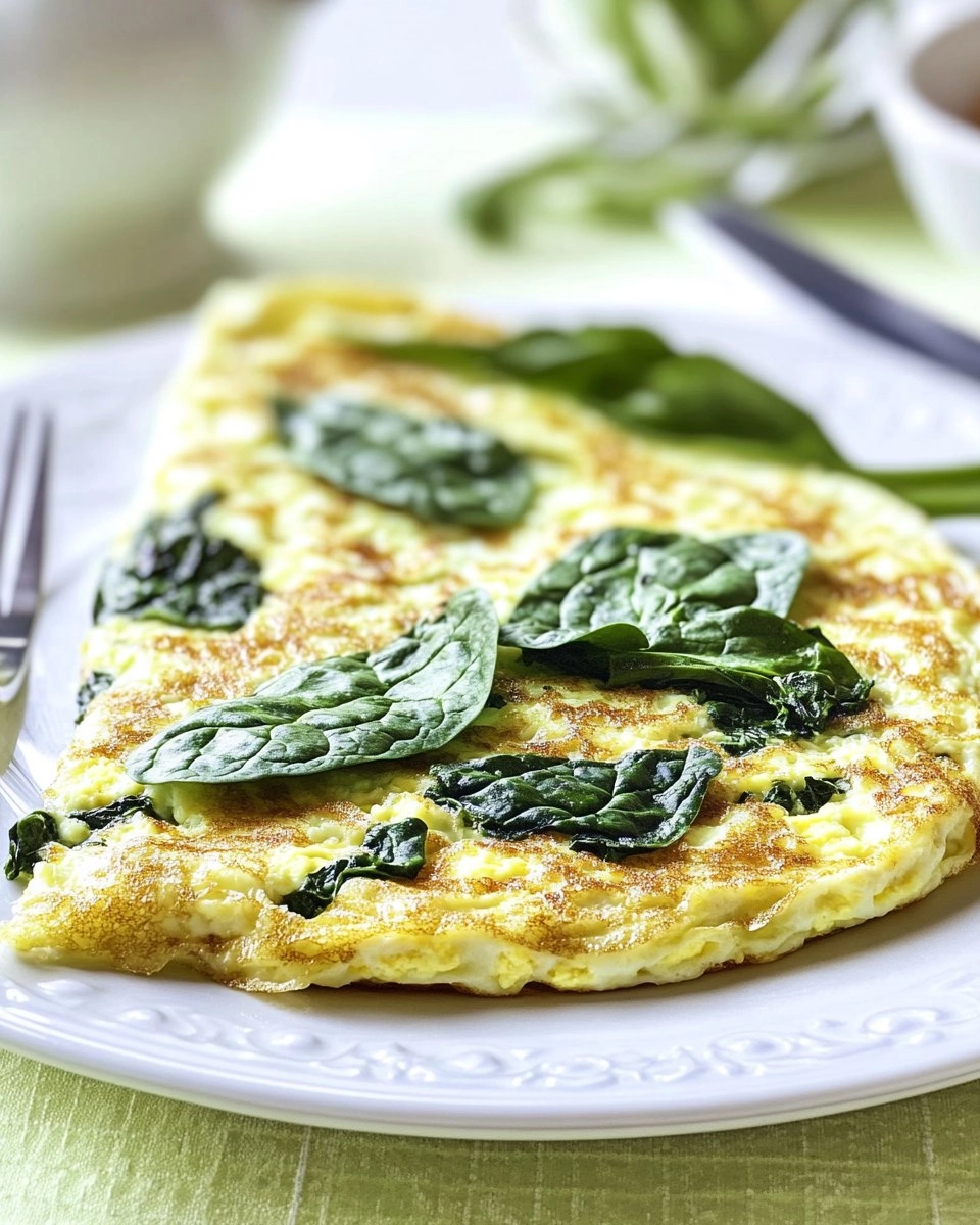 Omelete De Claras Com Espinafre