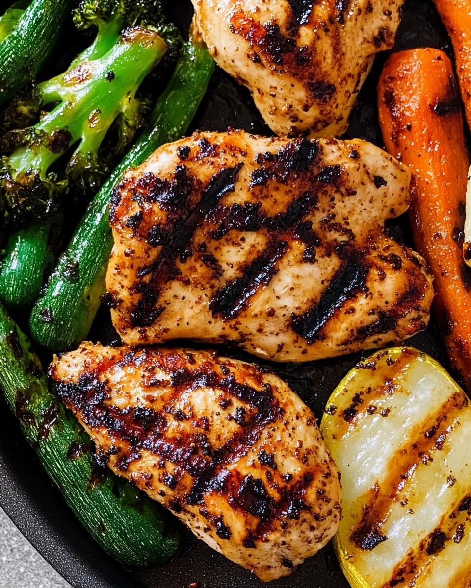 Frango Grelhado Com Legumes No Vapor