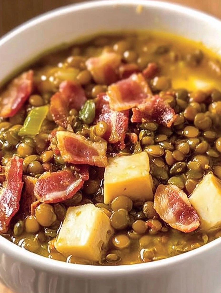 Lentilha Com Bacon E Calabresa
